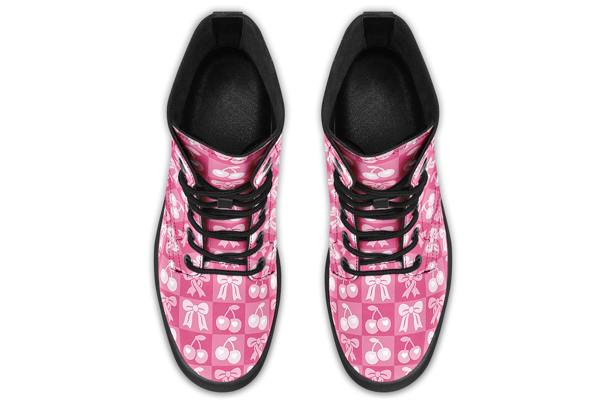 Bow And Cherry Check