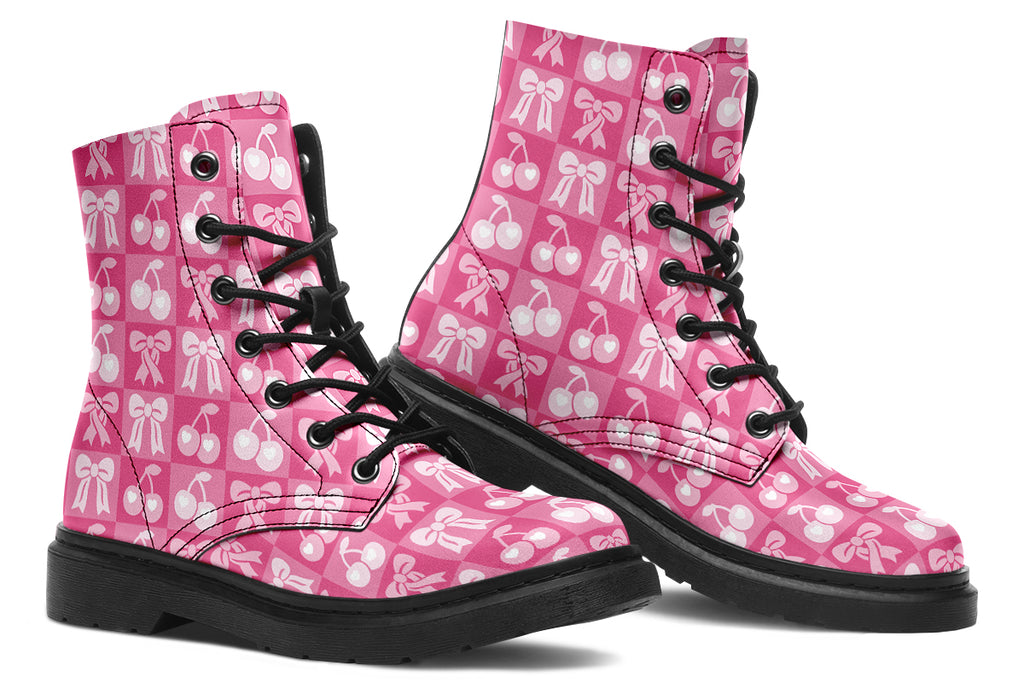Bow And Cherry Check