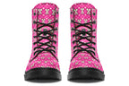 Cream Bows On Hot Pink