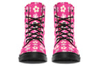 Cream Flowers On Hot Pink