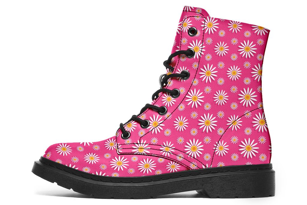 Daisies On Hot Pink