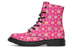 Daisies On Hot Pink