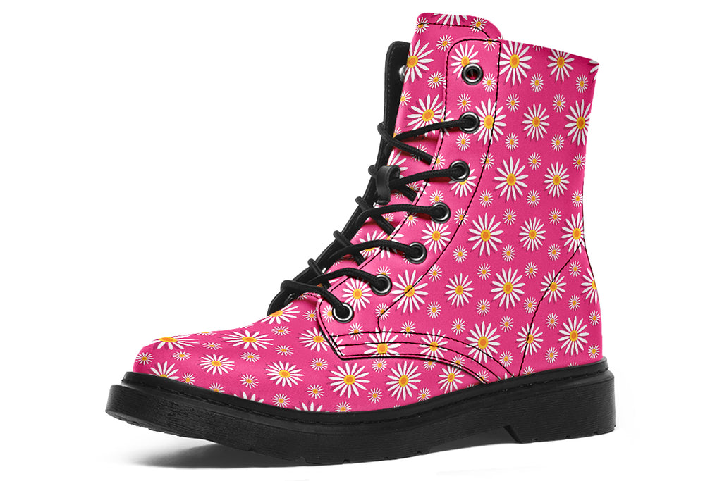 Daisies On Hot Pink