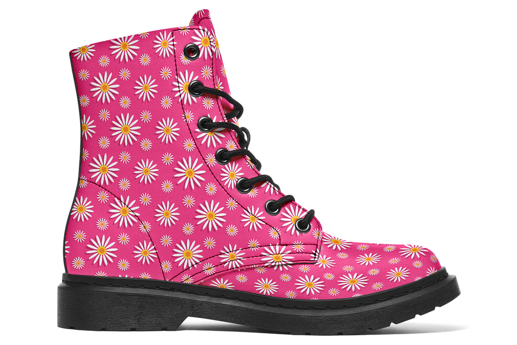 Daisies On Hot Pink