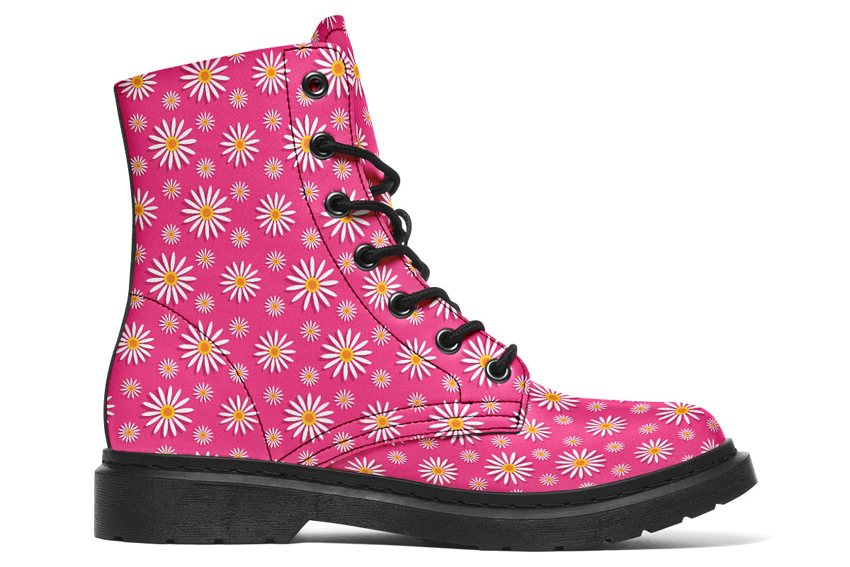 Daisies On Hot Pink