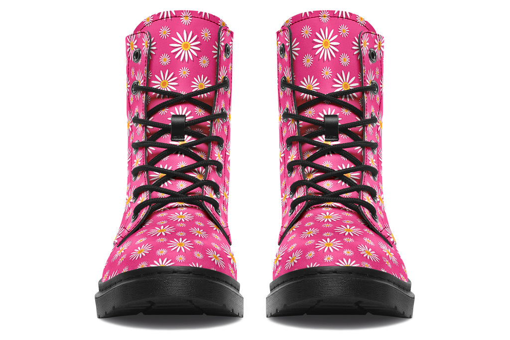 Daisies On Hot Pink