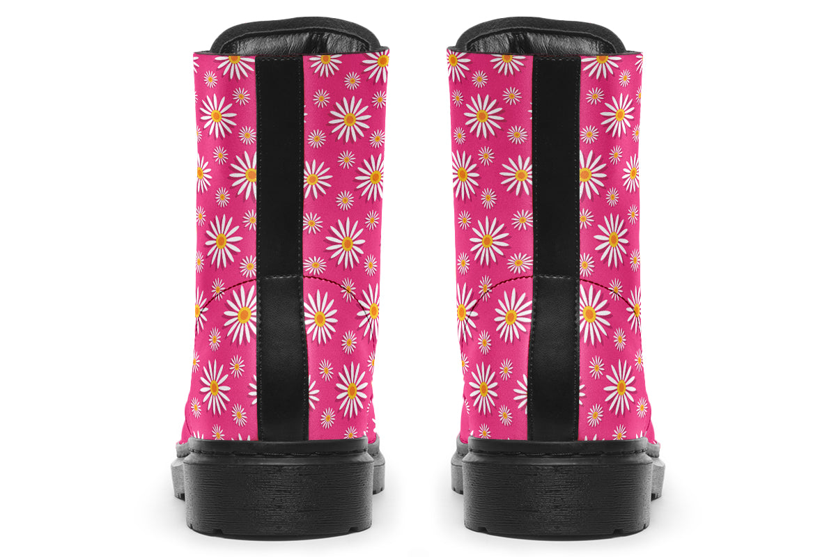 Daisies On Hot Pink