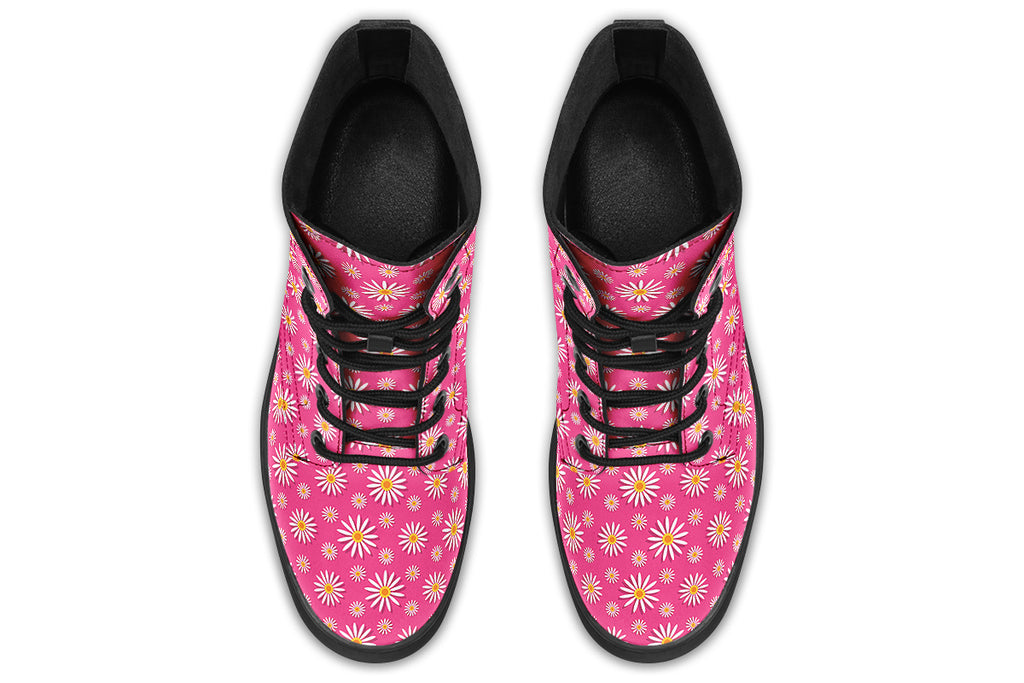 Daisies On Hot Pink