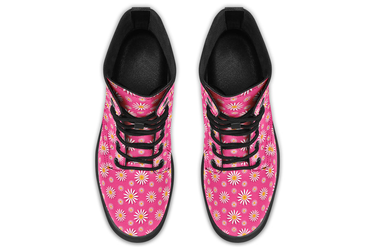 Daisies On Hot Pink