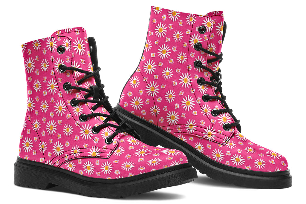 Daisies On Hot Pink