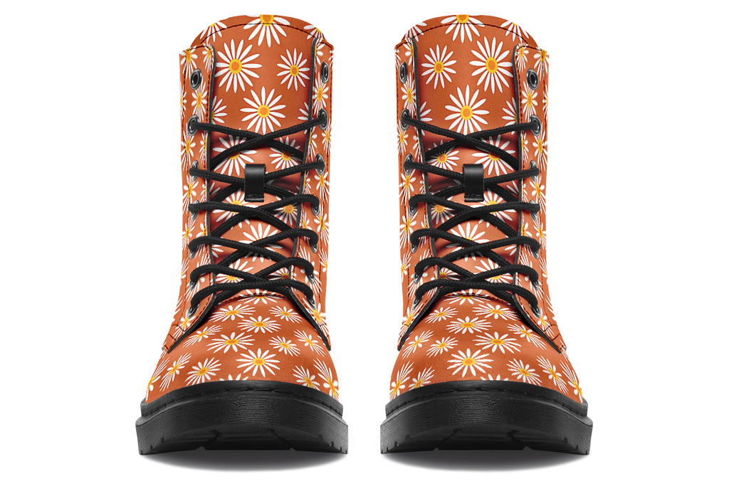 Daisies On Orange
