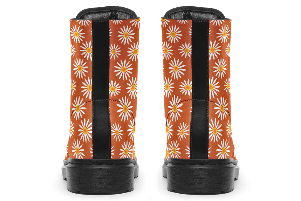 Daisies On Orange