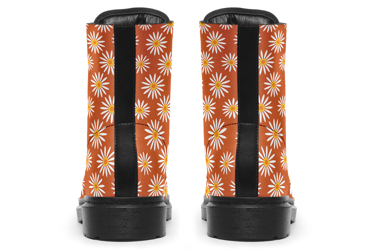 Daisies On Orange