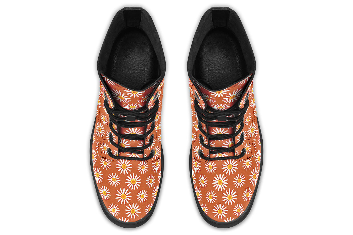 Daisies On Orange