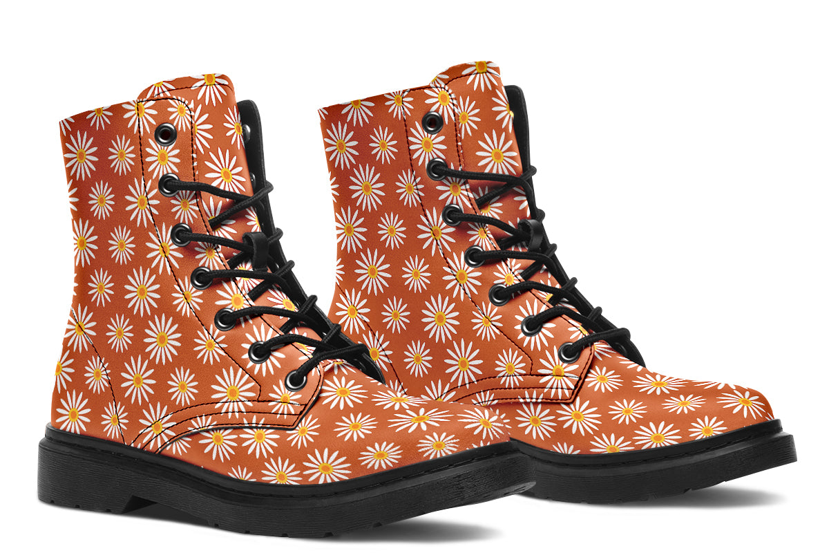 Daisies On Orange