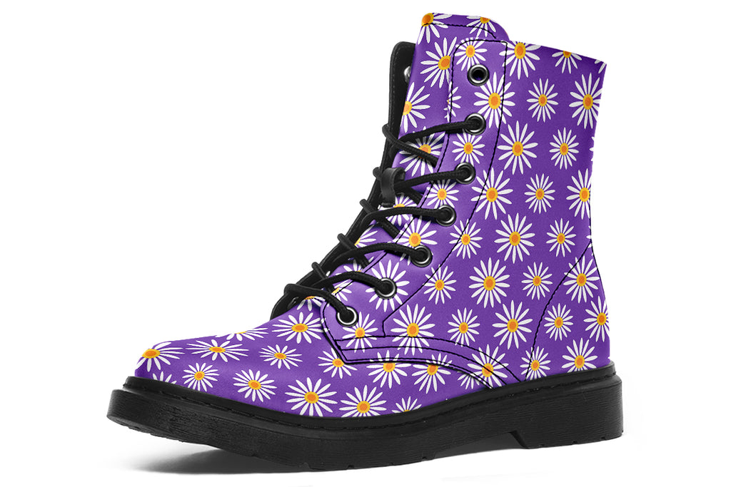 Daisies On Purple
