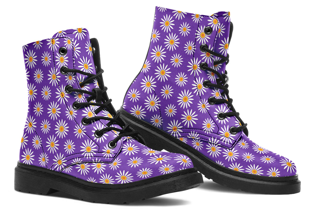 Daisies On Purple
