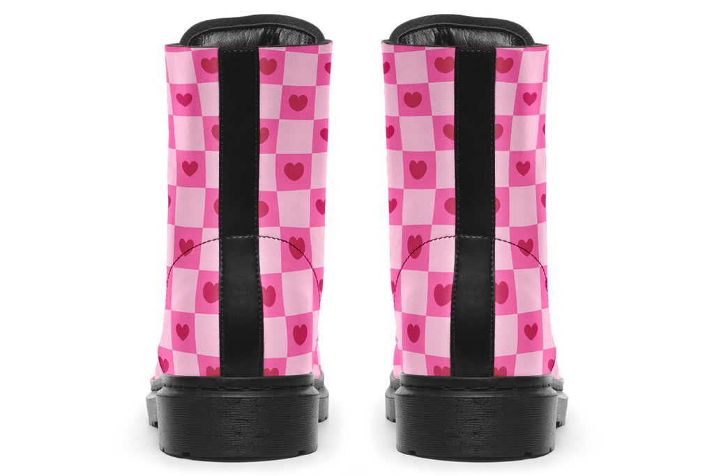 Pink Heart Check
