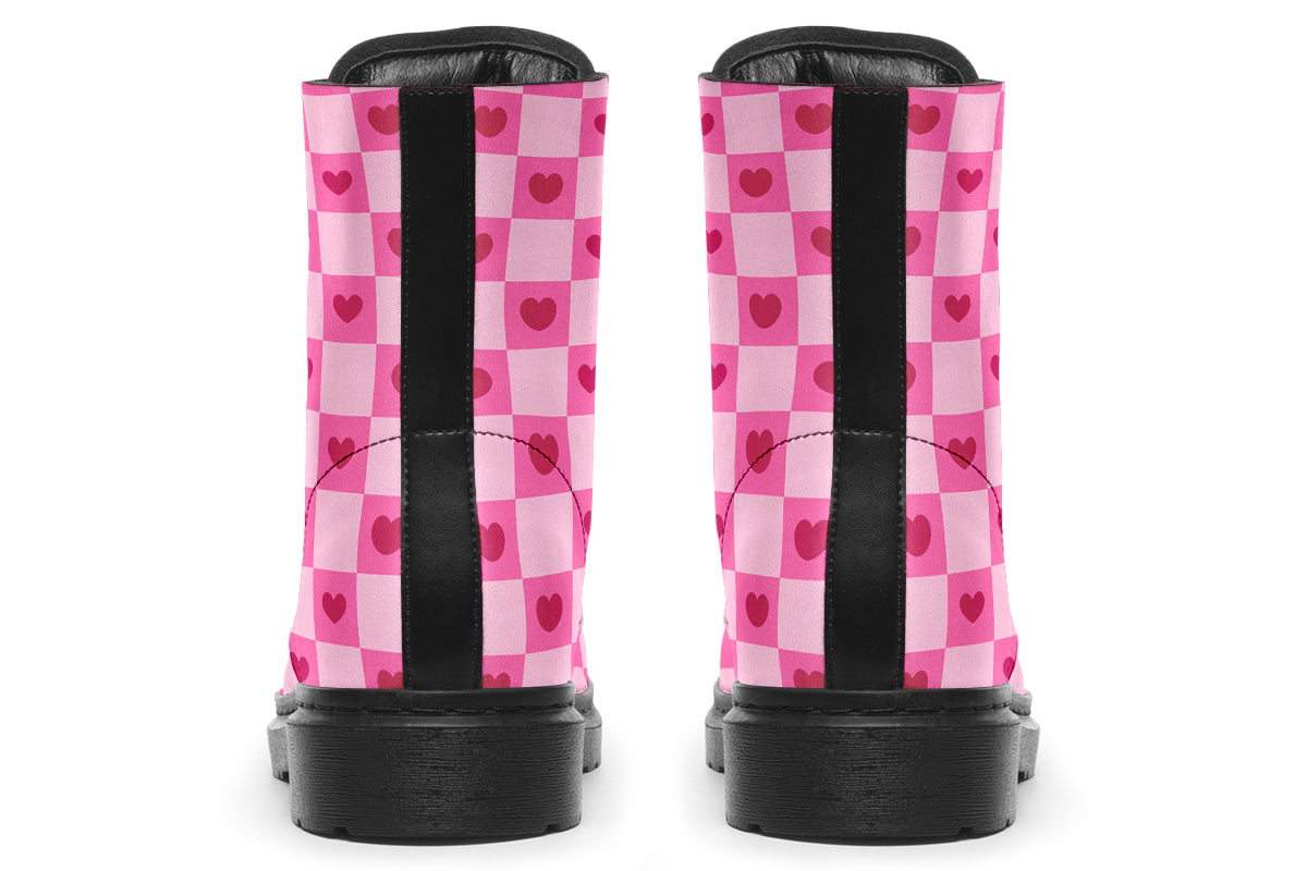 Pink Heart Check