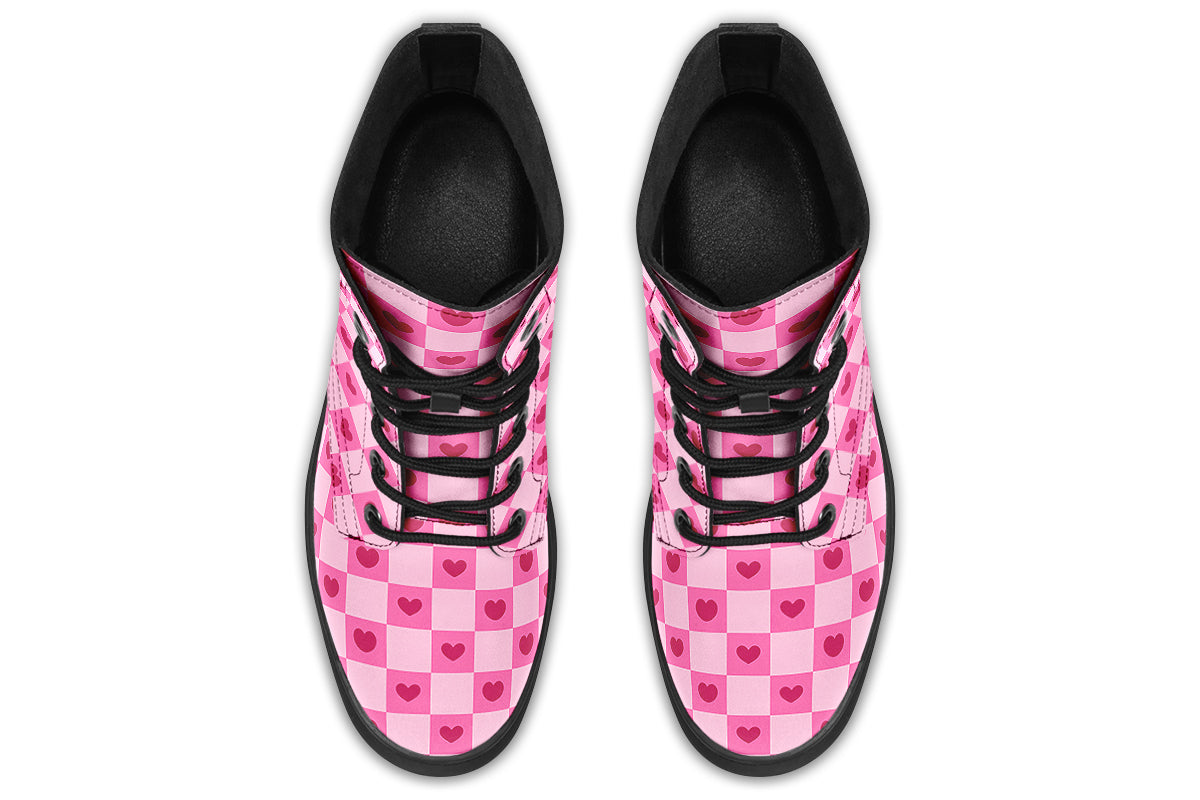 Pink Heart Check