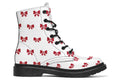 Ribbon Red On White