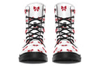 Ribbon Red On White