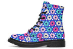 Royal Blue Retro Daisies