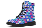 Royal Blue Retro Daisies