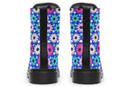 Royal Blue Retro Daisies