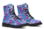 Royal Blue Retro Daisies