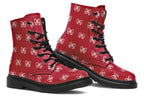 White Bows On Red