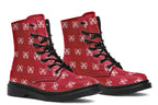 White Bows On Red