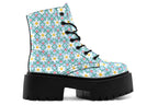 Blue Daisy Lattice