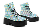 Blue Daisy Lattice