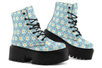 Blue Daisy Lattice