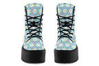 Blue Daisy Lattice