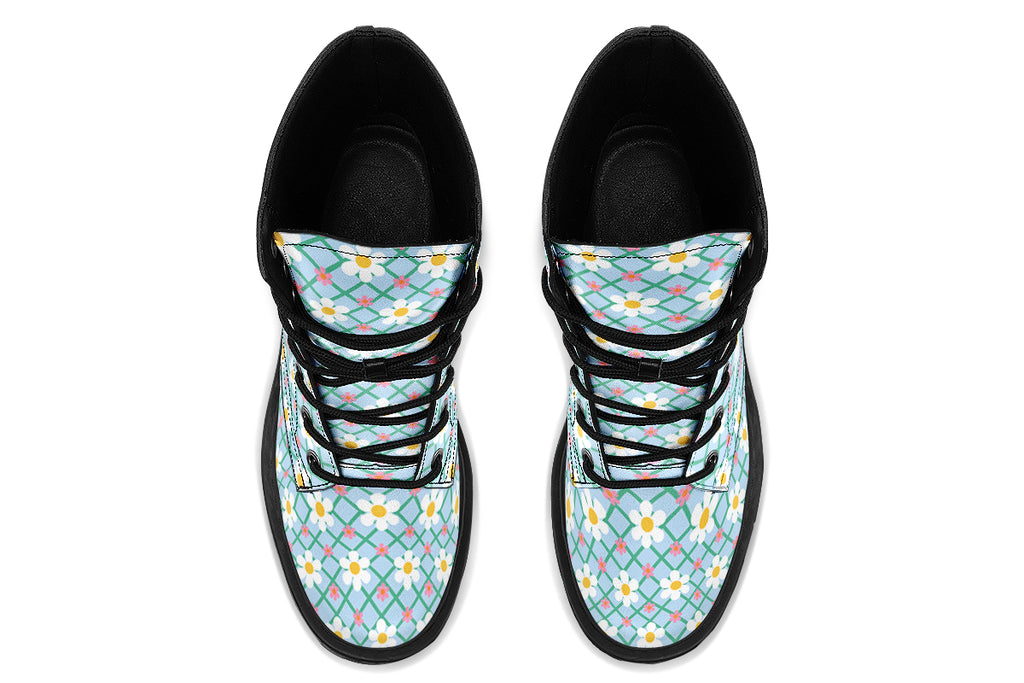 Blue Daisy Lattice