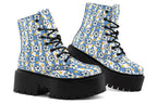 Blue Daisy Stripe