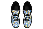 Blue Daisy Stripe