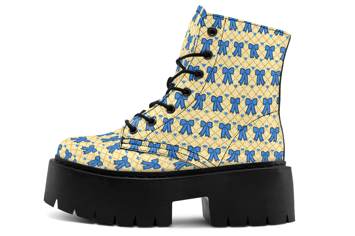 Cobalt Bows on Butter