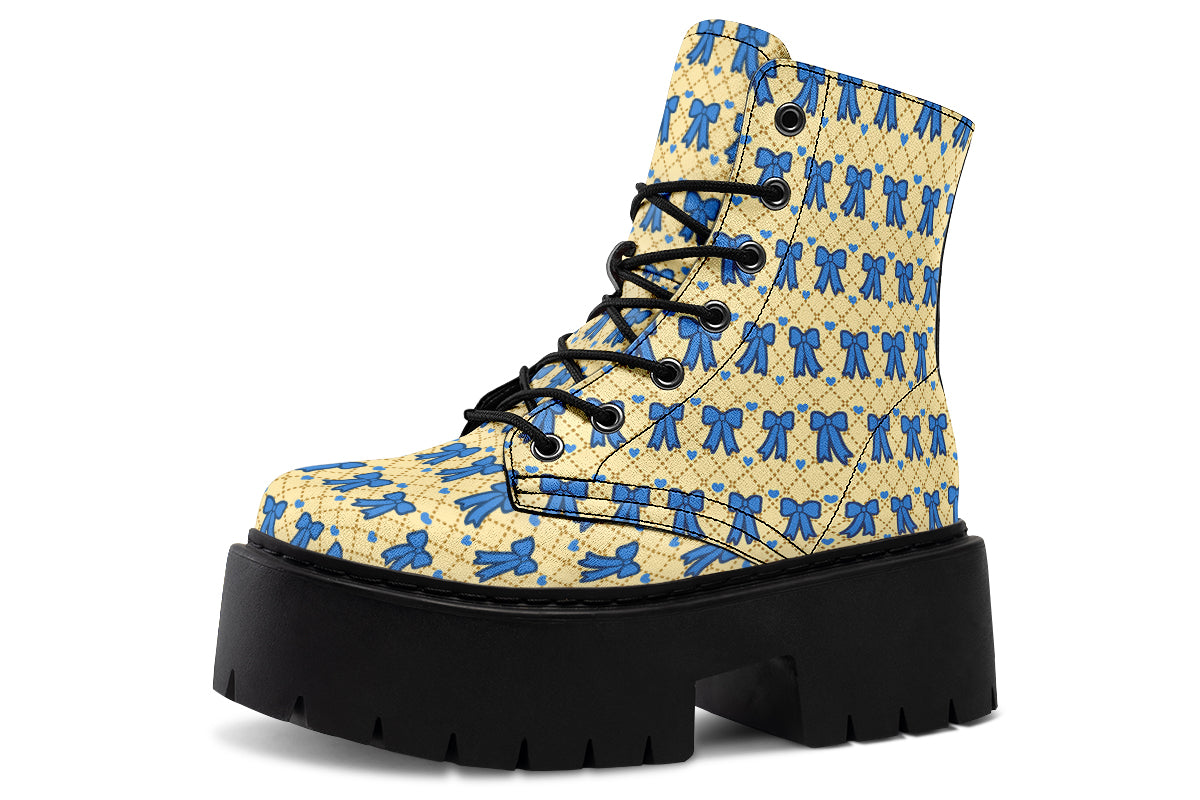 Cobalt Bows on Butter