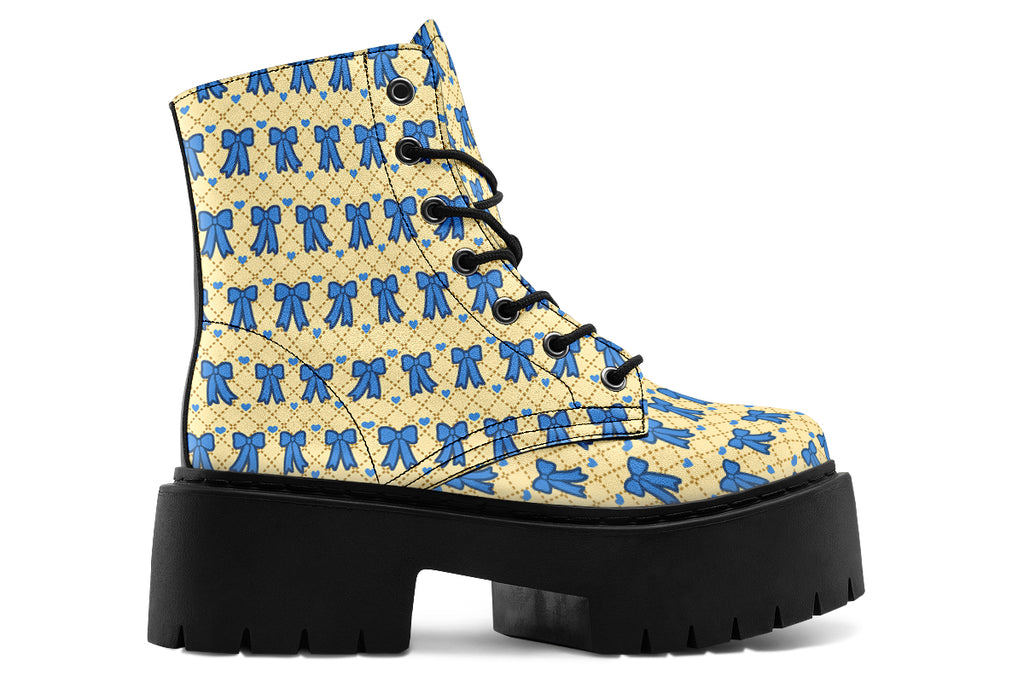 Cobalt Bows on Butter