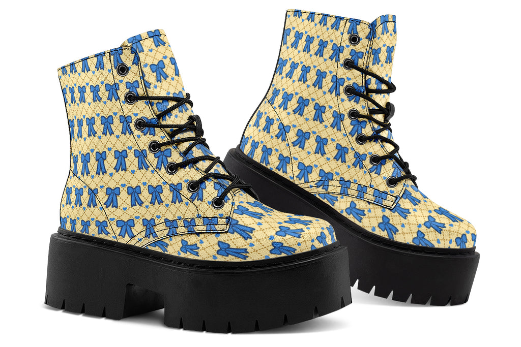 Cobalt Bows on Butter