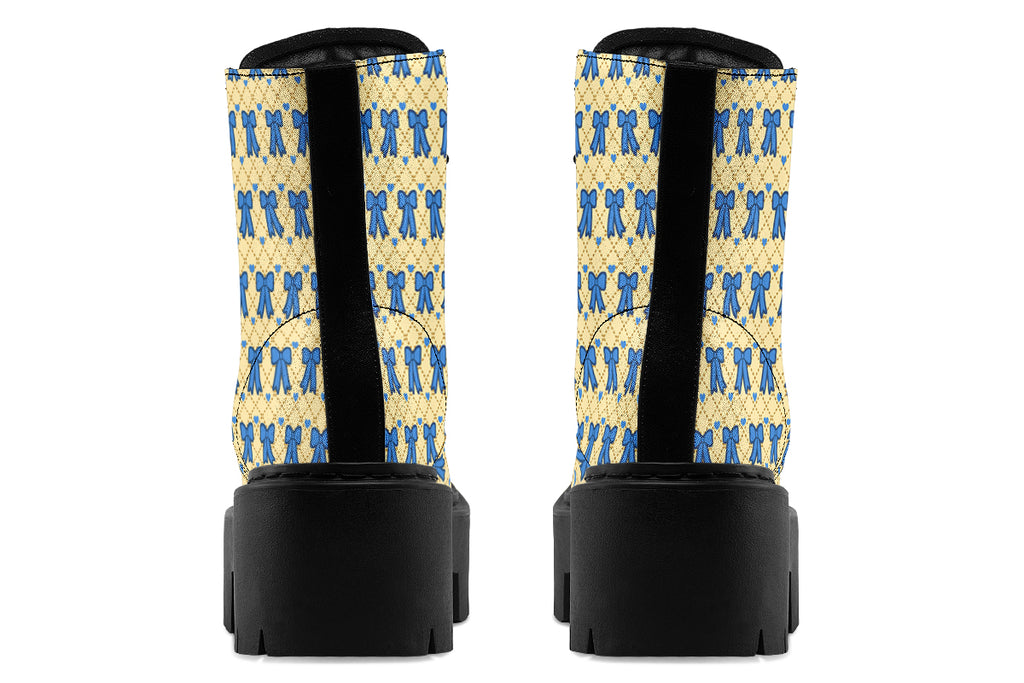 Cobalt Bows on Butter