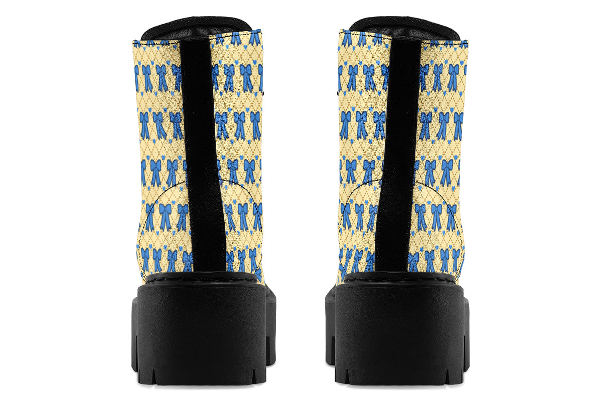 Cobalt Bows on Butter