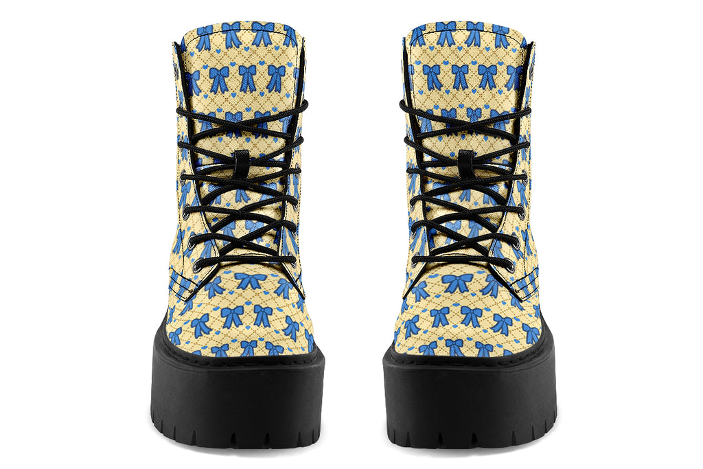 Cobalt Bows on Butter