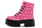 Daisies on Hot Pink