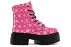 Daisies on Hot Pink