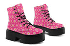 Daisies on Hot Pink