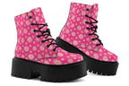 Daisies on Hot Pink